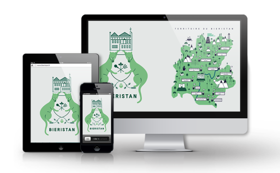 Création du site web | Bieristan
Site évolutif, flat design