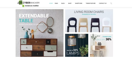 Boutique mobilier sous WP en mulltilangues