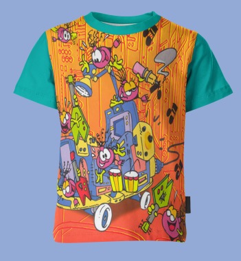cartoon characters t-shirt