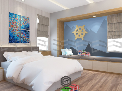 Kids bedroom boy