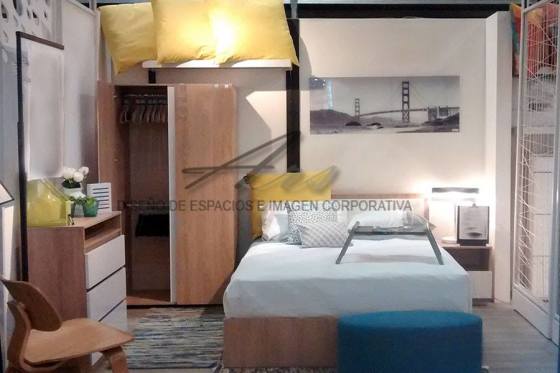 Habitación cosmopolita