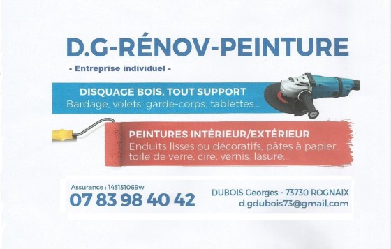 D;G Renov - Peinture