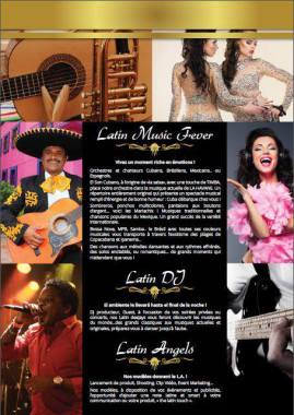 "Musique, orchestre Brasil & Latinos, Hôtesses & pour vos événements caliente.."