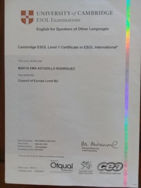 Certificación del idioma