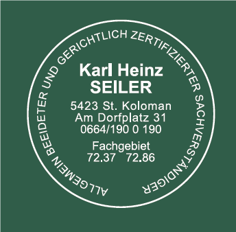 Logo Karl Heinz Seiler - Bau Sachverständiger