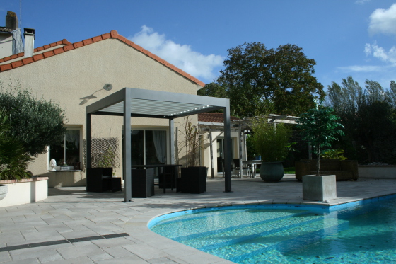 pergola a lames orientables sur mesures