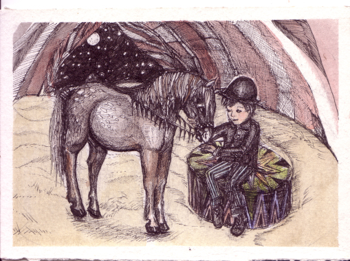 Pony and Clown - Illustration