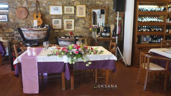 Decoração de casamentos.
