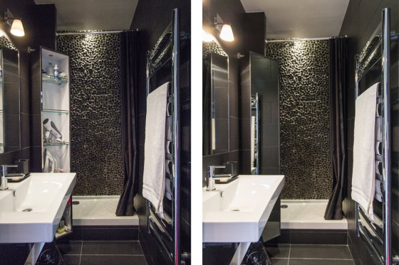Rénovation d'une salle de bain : chic et sobre