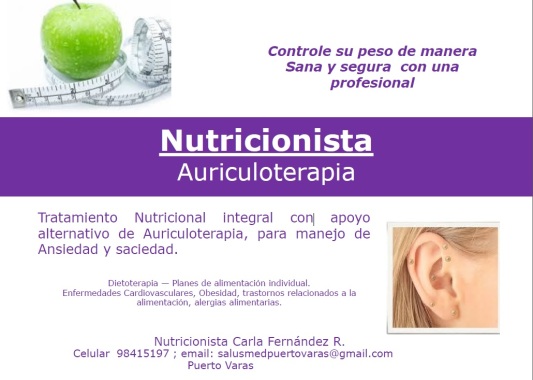 Nutrición clínica adultos y niños
Auriculoterapia