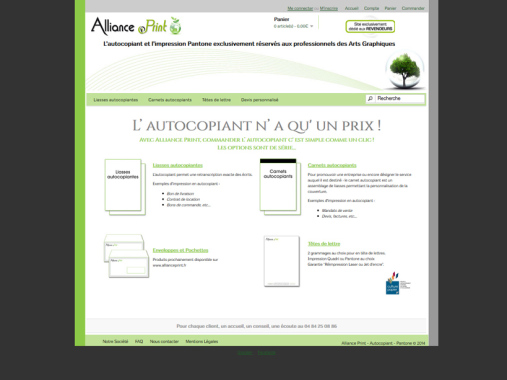 Création Site E-commerce avec accès sécurisé