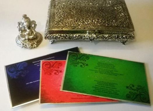 beautiful wedding card design by BigByte