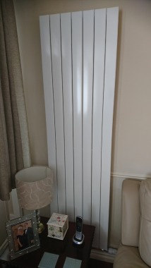 Designer Radiator, replacing an old seam top rad. 