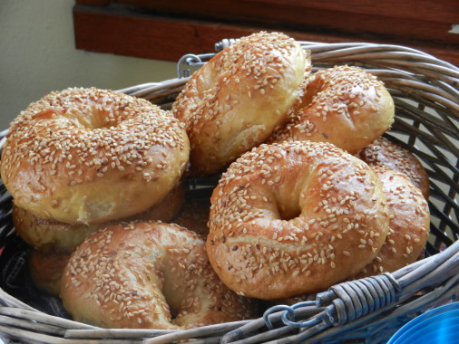 Bagels au sésame