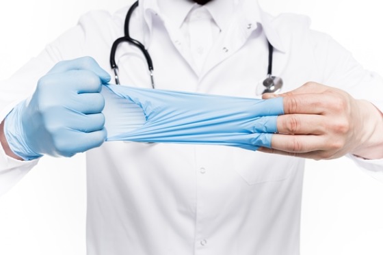 Gants nitrile