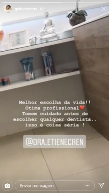Depoimento de uma de nossas pacientes
