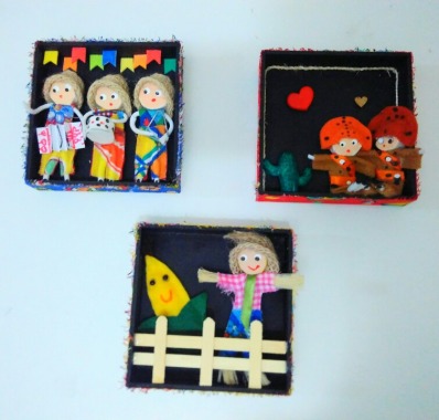 Quadros decorados de São João