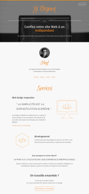 Mon site web personnel, réalisé en 2015, pour présenter mes activités

(http://guillaumebogard.net)
