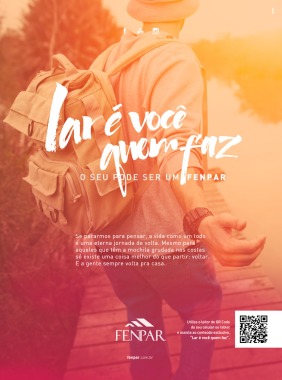 Peça promocional para lançar campanha institucional de uma construtora