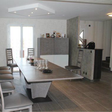 Rénovation d'un salon à Perrignier (74550)