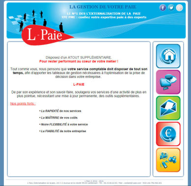 Création du site www.l-paie.fr