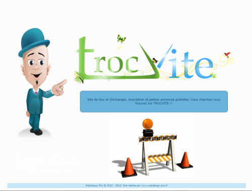 Création du site www.trocvite.eu