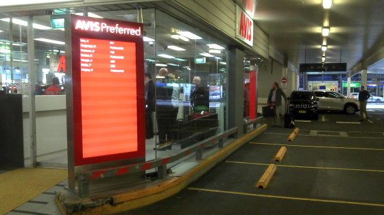 Avis Car rentals office in Sydney, Melbourne and Brisbane Airport offices
Installation of Welcome Boards
