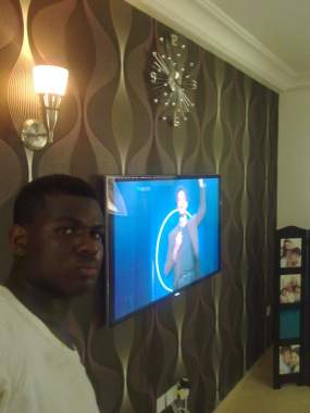 T..V Installed my client's home in Lekki