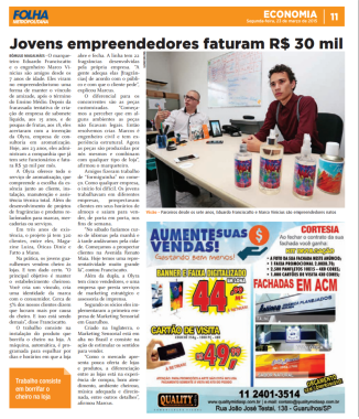 Matéria Publicada Jornal Folha Metropolitana (Guarulhos) - Assessoria de Imprensa