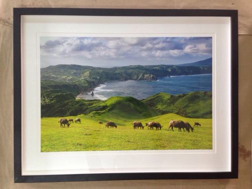 Fine Art Photograpy ---- Black frame with white matting and riser between the glass and matting.