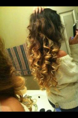 réalisation de balayage et boucles. 50euros