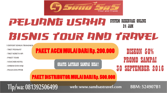Peluang USAHA TOUR and TRAVEL 
MODAL MINIM...
