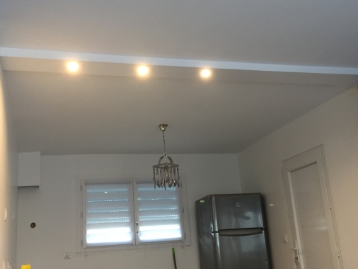 Rénovation intérieure, cuisine ouverte