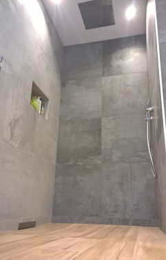 Réalisation de douche italienne
