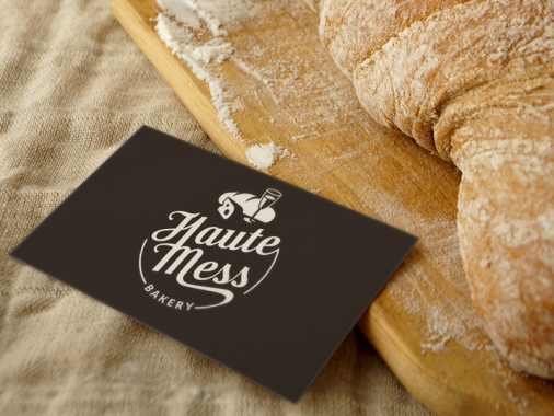 HAUTE MESS : Design de logo et carte de visite