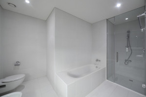 Nettoyage a la vapeur salle de bain complète