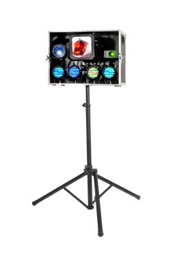 Le Mobilight: comprenant 4 spots, un laser, un stroboscope, et un flower.