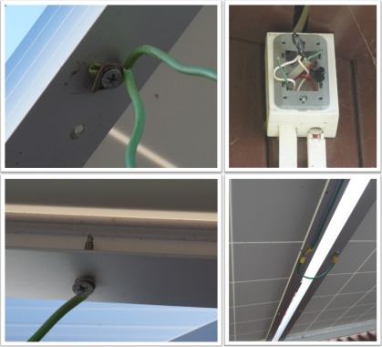 Una Instalacion Fotovoltaica debe contar con una correcta Puesta a Tierra 