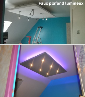 Plafond illuminé