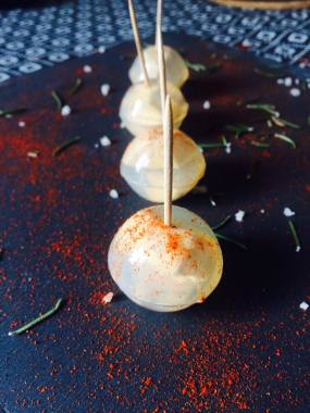 Sucette de Foie Gras en gelée de Muscat