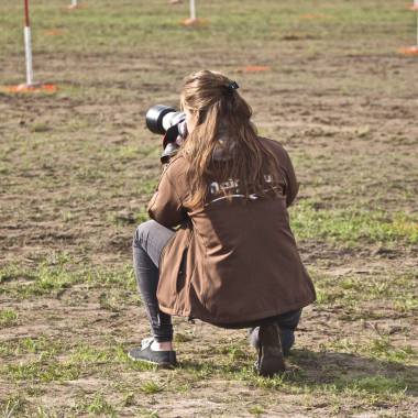 Justine, Photographe