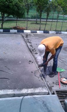 Wiring installation for pump 