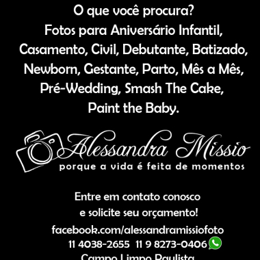 Alessandra Missio Fotografia E Filmagem