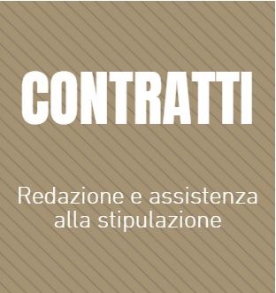 Lo Studio si occupa anche della redazione e della assistenza alla stipulazione di contratti di lavoro subordinato, di prestazione d'opera intellettuale, di locazione, di vendita, di permuta, di agenzia e dei contratti societari.