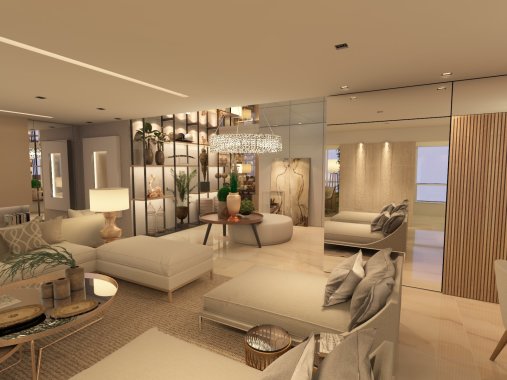 INTERIORES APARTAMENTO WJR- ÁREA 250 m²