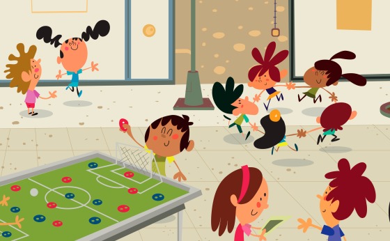 Cuento infantil y libro de texto