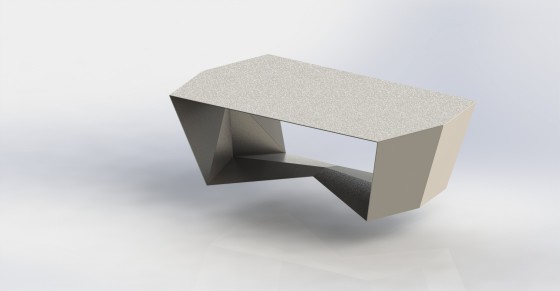 Table basse pour un cabinet de designer parisiens Rlos Design.
Conçue en 3D, réalisée et expédiée à Dubaï.