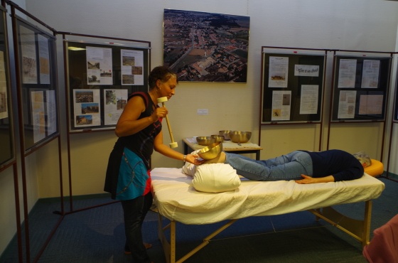 démonstration de massage sonore