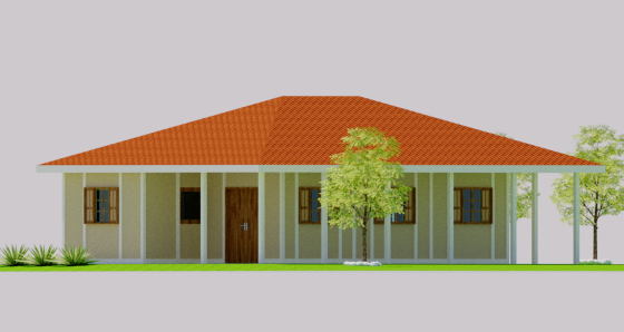 Residência unifamiliar para sítio