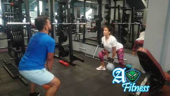 Entrenamiento realizado en el Gimnasio Exclusive Fitness con Dario Morla y María José Villamar.